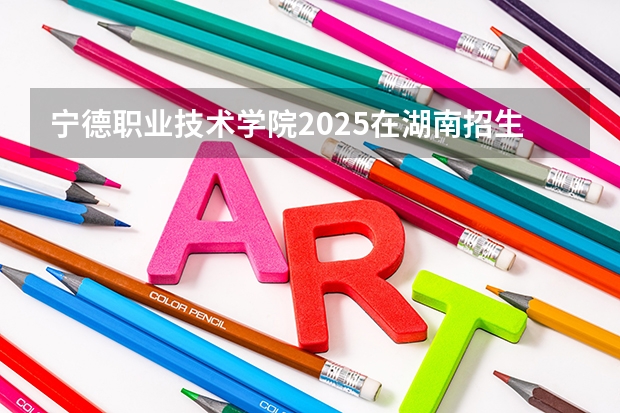 宁德职业技术学院2025在湖南招生计划预测