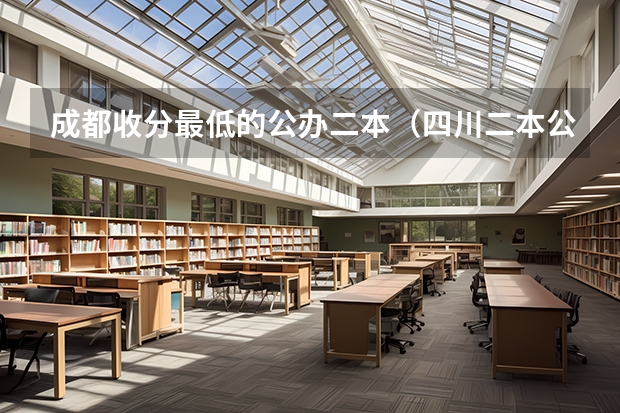 成都收分最低的公办二本（四川二本公办大学排名及分数线）