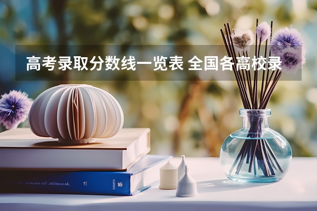 高考录取分数线一览表 全国各高校录取分数线一览表