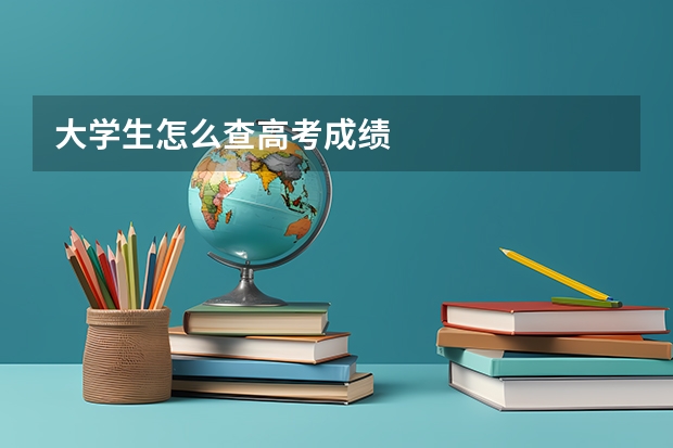 大学生怎么查高考成绩