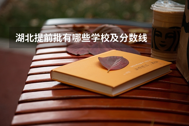 湖北提前批有哪些学校及分数线