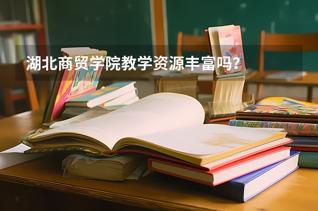 湖北商贸学院教学资源丰富吗？